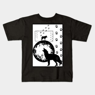 Wolf designed by CaligoViatoris Kids T-Shirt